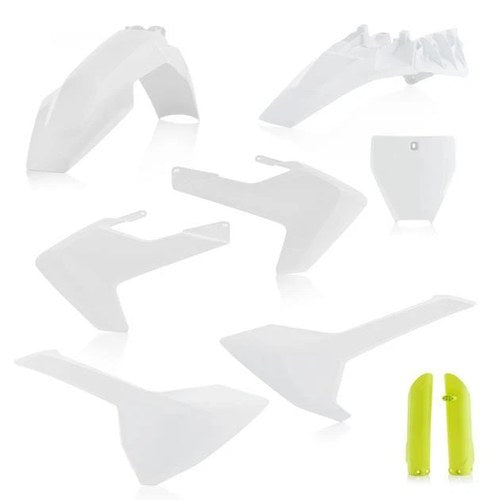Acerbis Full Plastics Kit 20 White/Yellow Husqvarna TC 85 17/14/TC 85 19/16