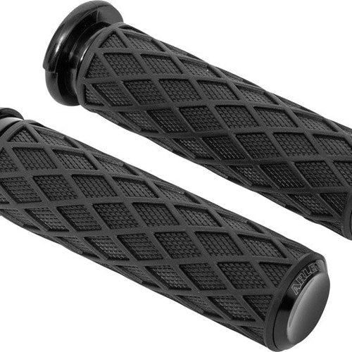Arlen Ness Diamond Grips Black #500-007 Harley Davidson