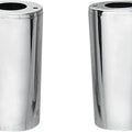DS Fork Slider Covers Chrome +4" Harley Davidson #141244