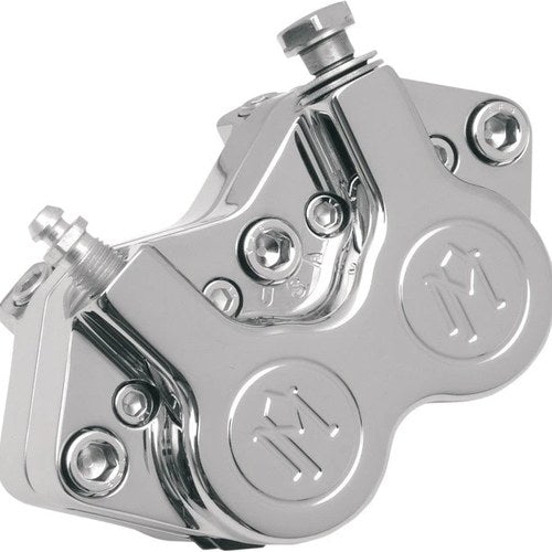Performance Machine Rep. 125x4S 4-Piston Classic Brake Caliper Only Chrome