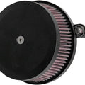 K&N Street Metal Air Intake System Hammer Black #RK-3933B Harley Davidson