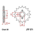 JT Front Sprocket 530 16T Yamaha Radian/FZ600/Maxim 550/Seca 550/FJ600/Maxim 400