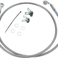 DS Braided Brake Line Kit Front +6" Harley Fxsti Std 2001-2006