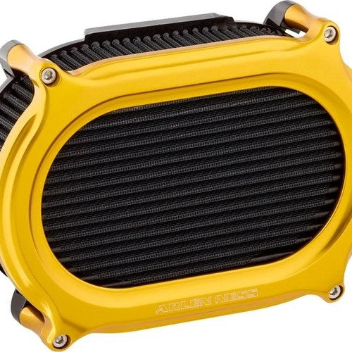 Arlen Ness Stage II Performance Air Filter Kit Gold #600-187 Harley Davidson