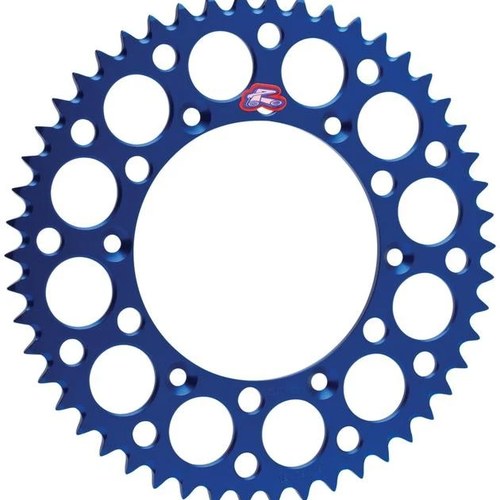 Renthal Sprocket Rear 50T 428 Ultralight Aluminum Blue #121U-428-50GPBU