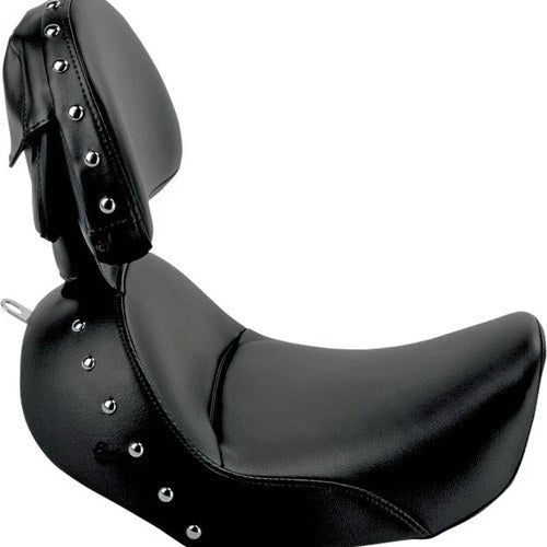Saddlemen Renegade Heels Down Solo Seat With Backrest Studded #283087