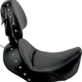 Saddlemen Renegade Heels Down Solo Seat With Backrest Studded #283087