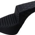 Saddlemen Step-Up LS Tuck-N-Roll Seat Black #284117 Harley Davidson Softail