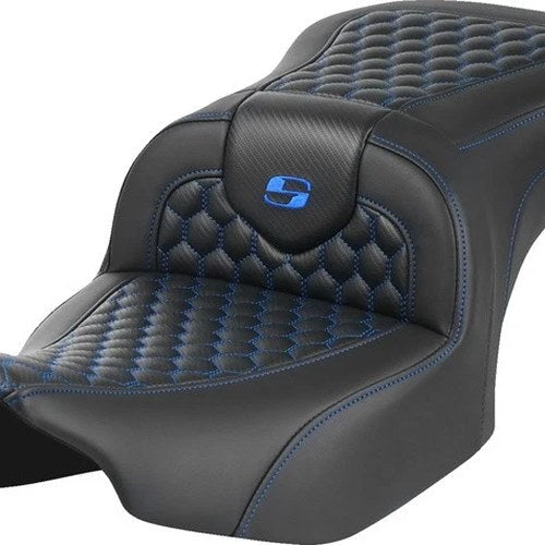 Saddlemen RoadSofa HC Seat Blue Stitch Harley Davidson Road Glide/Street Glide