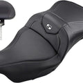 Saddlemen Heated RoadSofa CF Seat With Backrest #283975 Harley Davidson