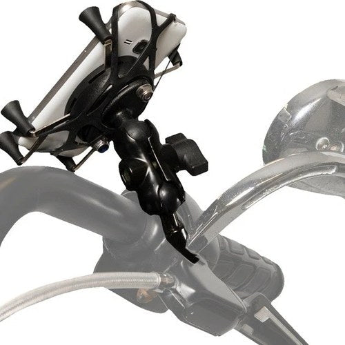 Saddle Tramp Hex Grip Handlebar Phone Mount Black
