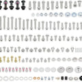 Bolt Motorcycle Hardware Pro Pack KTM/Husaberg Factory-Style 145-Piece Kit