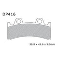 DP Standard Brake Pads #DP416 Triumph/Yamaha Daytona 900 Super III/FZR1000