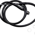 DS Black Vinyl Front Upper ABS Brake Line Kit 43-3/4" +8" Black #212054