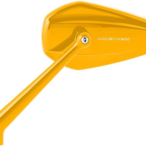 Arlen Ness Mini Stocker Mirror Gold Left