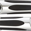 Arlen Ness Deep Cut Comfort Grips Chrome Harley Davidson Road Glide/Street Glide