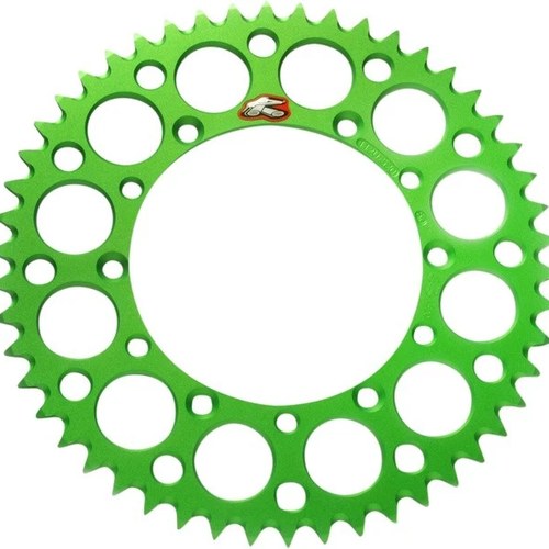 Renthal Aluminum Rear Sprocket 50T Green #112U-520-50GEGN fits Kawasaki/Suzuki