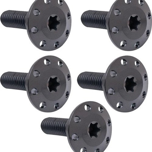 Arlen Ness Floating Brake Rotor Bolts Front Black 5-Pack 300-915 Harley Davidson