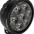 Denali Electronics D7 LED Light Pod With DataDim 4.4" D Black White