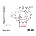 JT Front Sprocket 520 14T fits Suzuki DR500 1981-1983