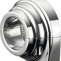 HardDrive Billet Throttle Clamp Double Cable Snap-In Type Chrome