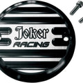 Joker Machine 2-Hole Points Cover Finned/Joker Racing Black Harley Davidson