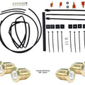 Paul Yaffe Thunder Bolts LED Run/Turn/Brake Light Kit Brass #PYO:BB-TB-BR