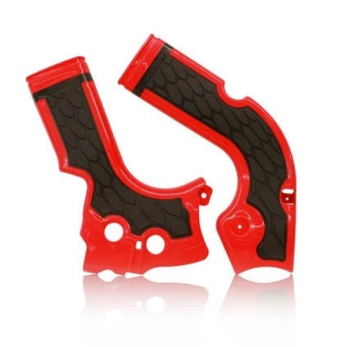 Acerbis X-Grip Frame Guards Red #2374241018 for Honda CRF450R/CRF250R 4-Stroke