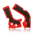 Acerbis X-Grip Frame Guards Red #2374241018 for Honda CRF450R/CRF250R 4-Stroke