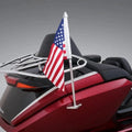 Show Chrome Trunk Mount Flag Pole Chrome #52-974 for Honda Goldwing