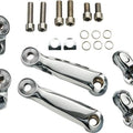 Ciro RydeCulture Charles Chapa Adjustable Footpeg Mounts Chrome #6R200 Indian