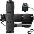 Avon Air Cushion Heated Grips with Throttle Boss Black #MT-AIR-90-A-B-H