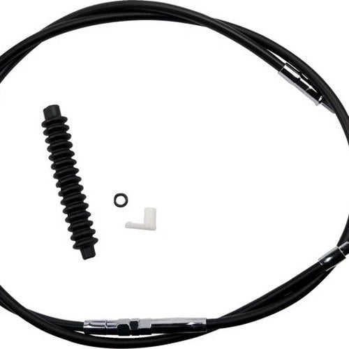 Drag Specialties Black Vinyl Clutch Cable 72-11/16" Black 211845 Harley Davidson