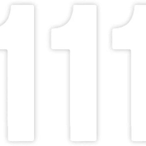Factory Effex 5" Mini Pro Number #1 White