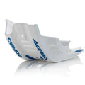 Acerbis Skid Plate with Linkage Guard White/Blue Husqvarna FE 501 2020-2023