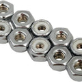DS Chrome Motorcycle Nylon Insert Lock Nut 10-Pack 10-24 Sae