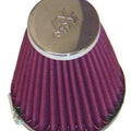 K&N Universal Air Filter RC-1920 Round Tapered 4" Chrome