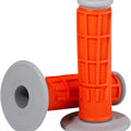 Moose Compound Diamond Half Waffle Grips Orange