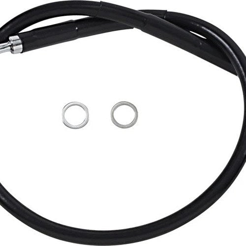 DS Black Vinyl Front Upper ABS Brake Line Kit 21-1/2" Black #212101