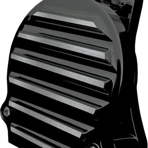 Covingtons Finned Billet Aluminum Horn Black #C1140-B Harley Davidson