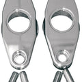 Accutronix Swingarm Pivot Blocks Smooth #FXPV1-SC Harley Davidson