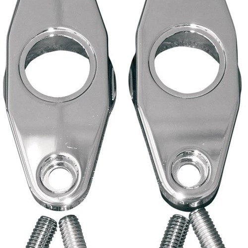 Accutronix Swingarm Pivot Blocks Smooth #FXPV1-SC Harley Davidson