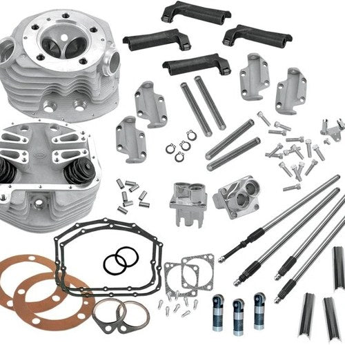 S&S Retro Conversion Cylinder Head Kit for Big Bore Harley Shovelhead Engines