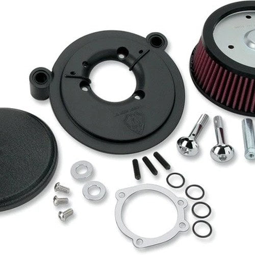 Arlen Ness Big Sucker Stage 1 Air Cleaner Kit With Cover Std Filter Black 18-326