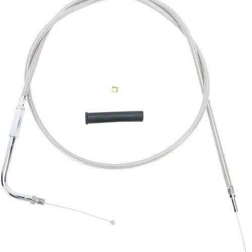 DS Braided Alternate Length Throttle Cable 48" #211680 Harley Davidson
