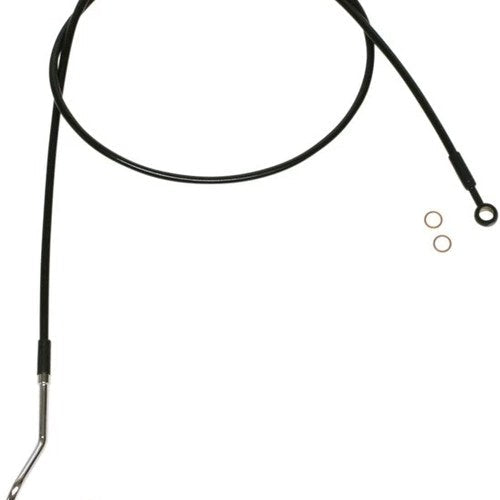 Magnum Alternate Length XR ABS Front Upper Brake Line 70" Black #SBB1402-70