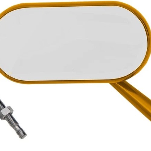 Arlen Ness Oval Mirror Gold Right