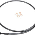 Magnum Black Pearl E-Z Align Front Brake Line 40" #46740SW Harley Davidson