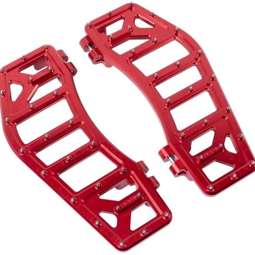 Thrashin Supply Co. Aggressor Floorboards Red #TSC-2219-2 Harley Davidson