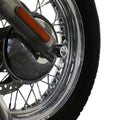 Accutronix Elite Axle Caps Chrome Front 1" #TAC101-EC Harley Davidson